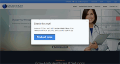Desktop Screenshot of grow-high.com
