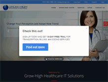 Tablet Screenshot of grow-high.com